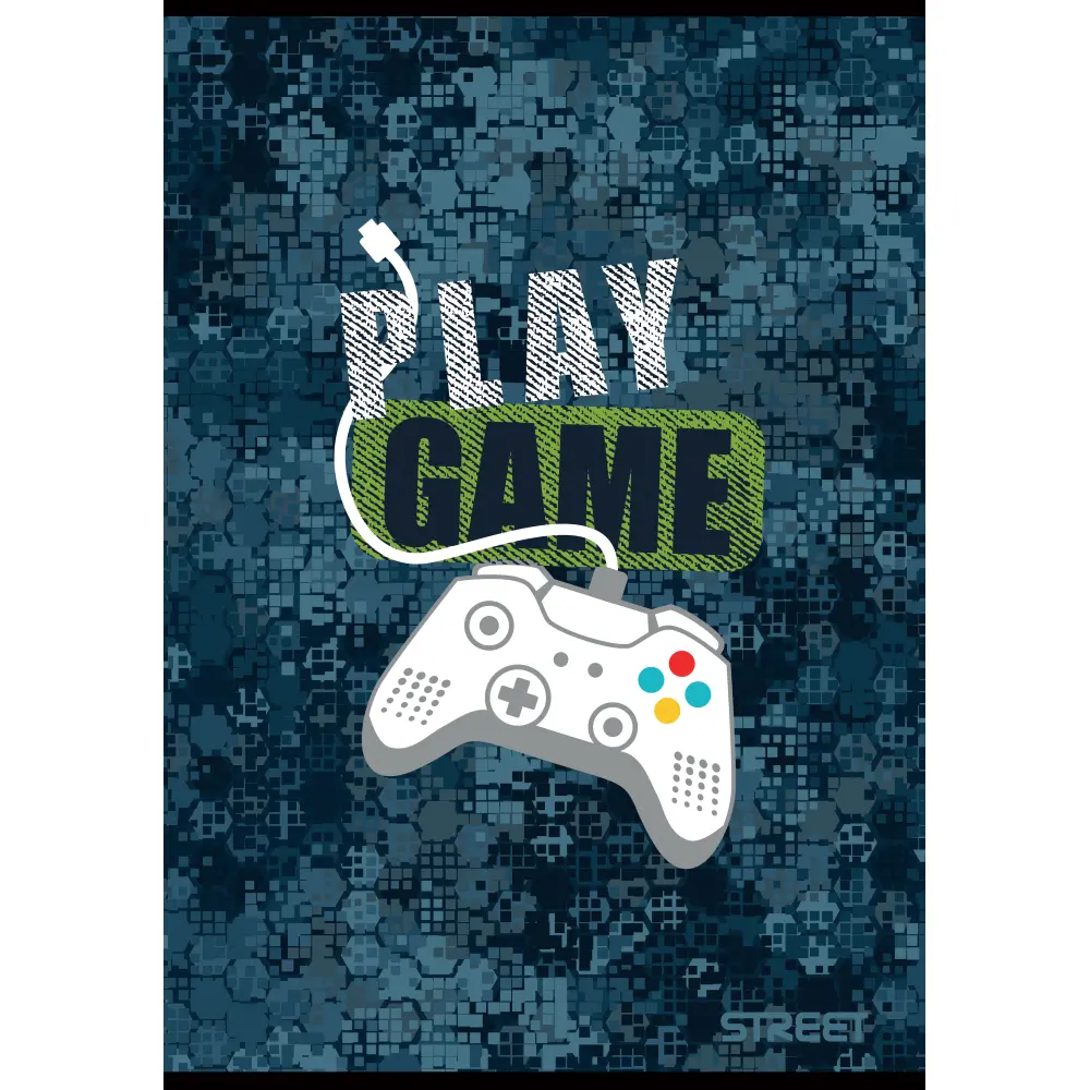 Zvezek Street Gaming A4 mali karo
