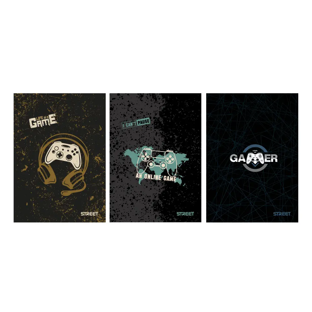 Zvezek Street Gaming A41CM karo