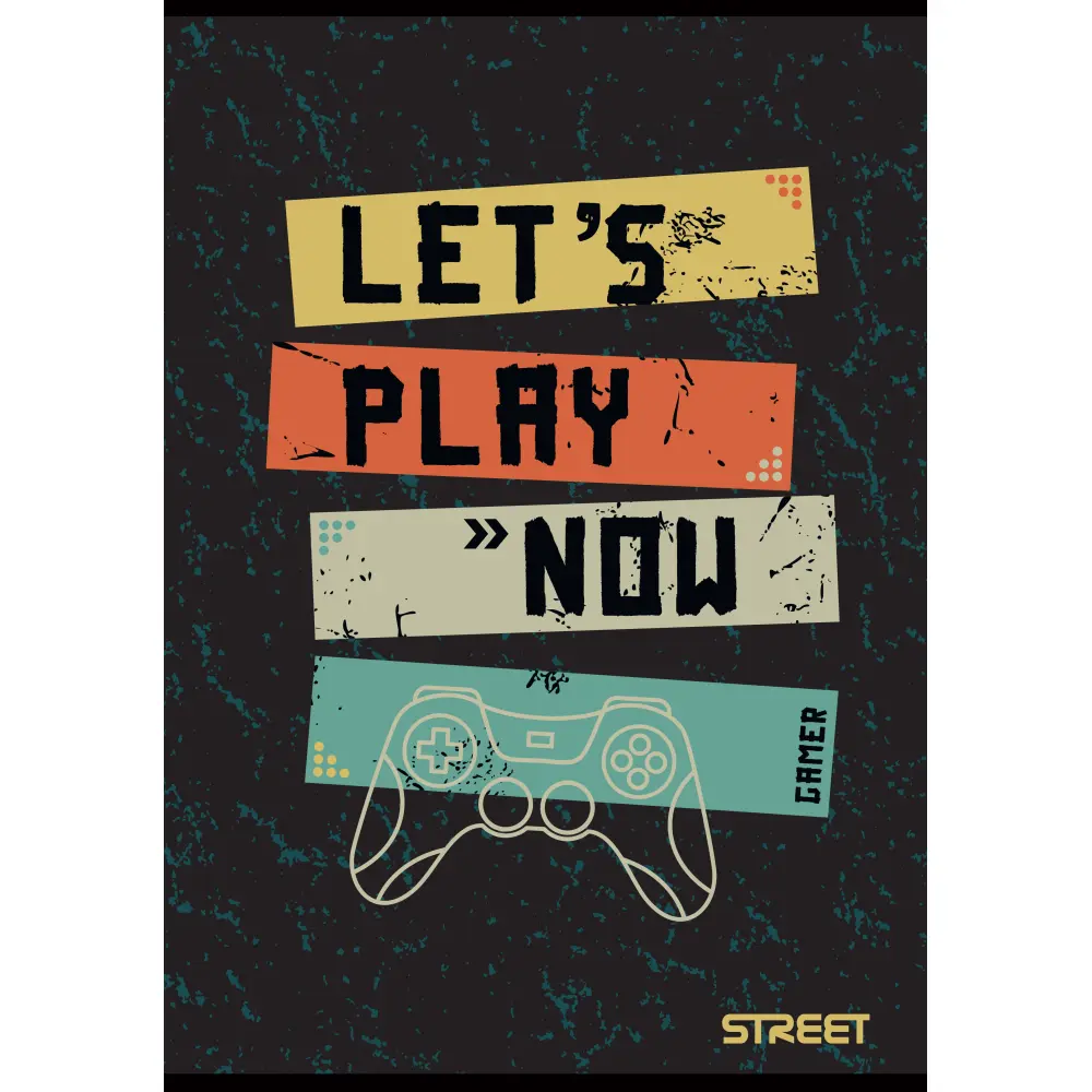 Zvezek Street Gaming A41CM karo