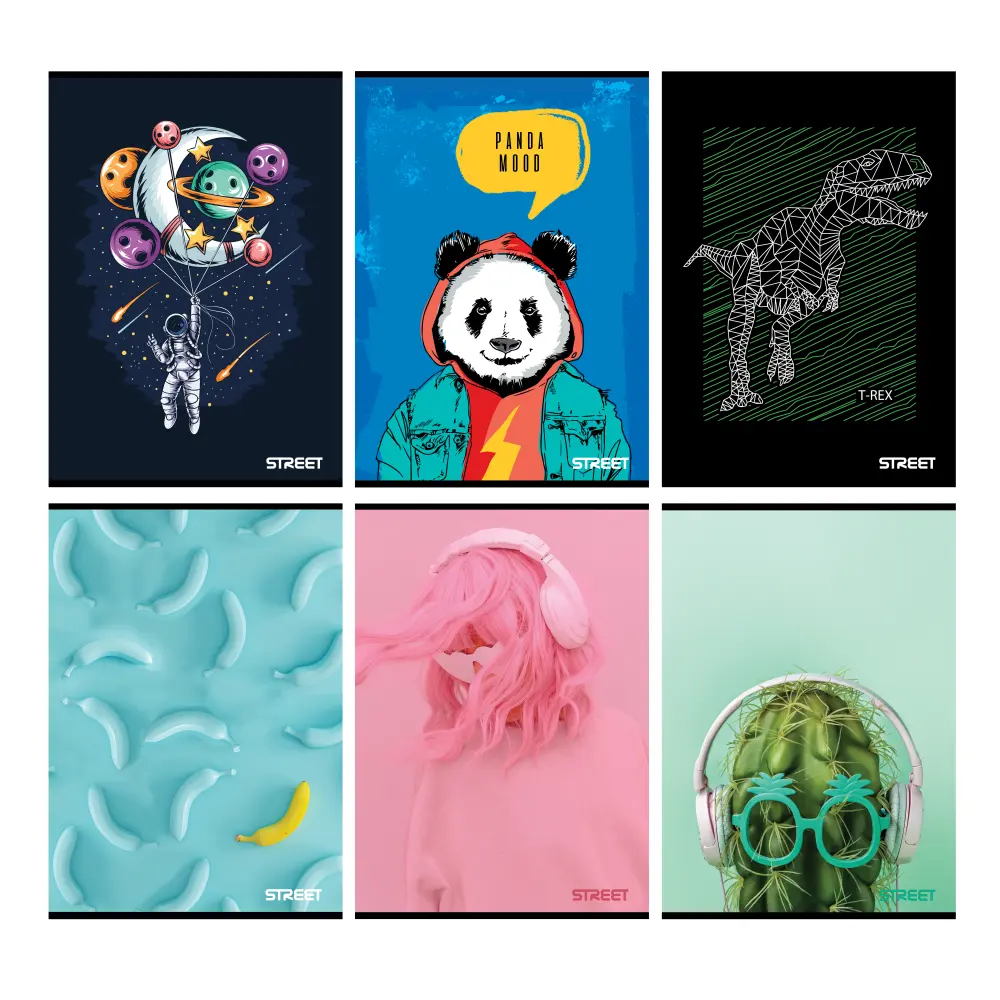 Zvezek Young A4 brezčrtni 80 listni