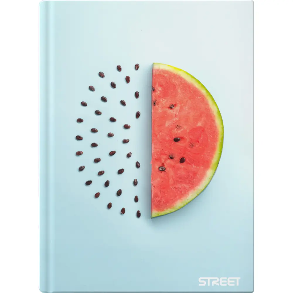 Zvezek trdi Street Young A4 črte z robom