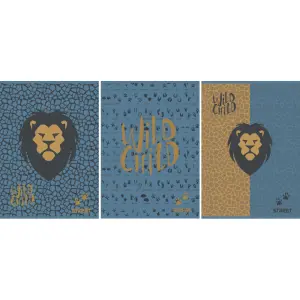 Zvezek Street Lion A4 črte z robom