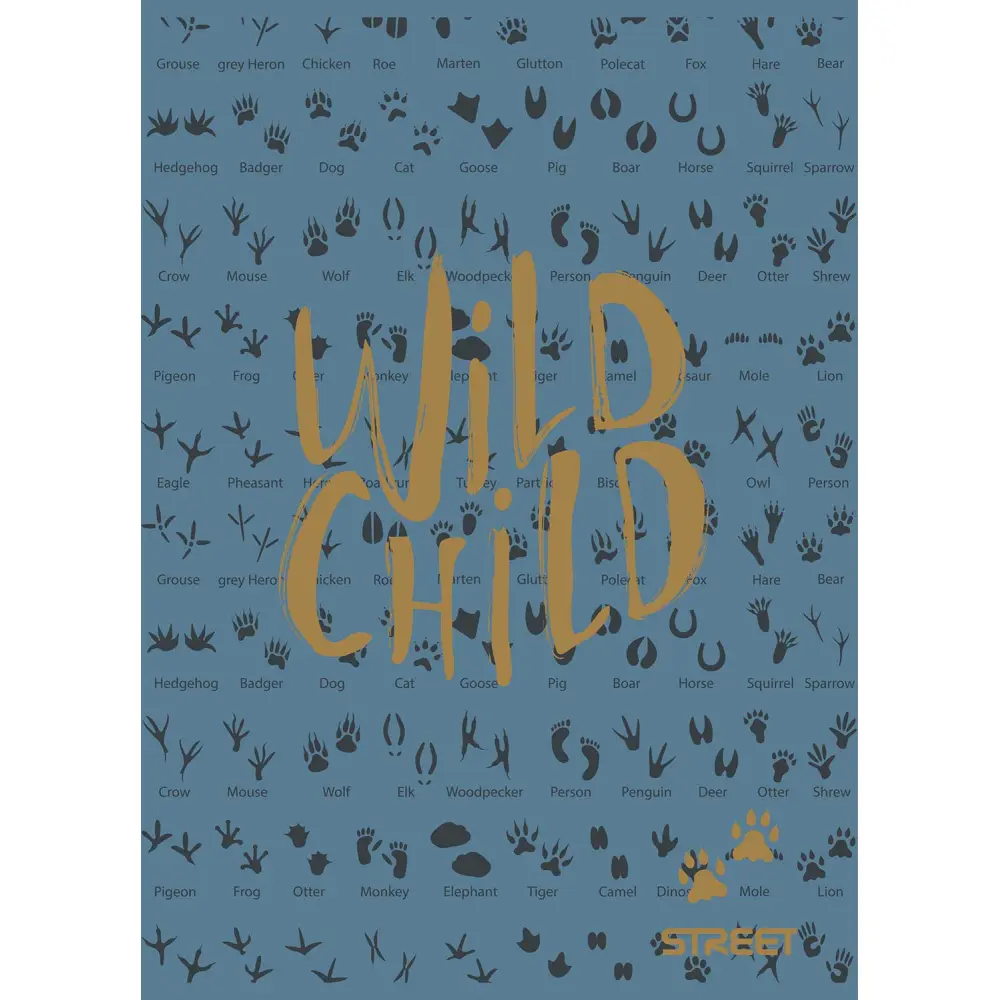 Zvezek Street Lion A4 brezčrtni