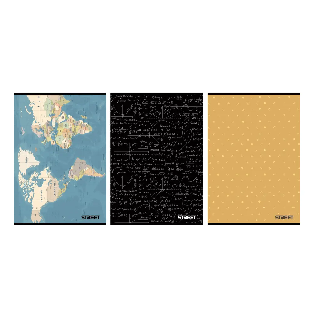 Zvezek Smart A4 črte z robom 80 listni