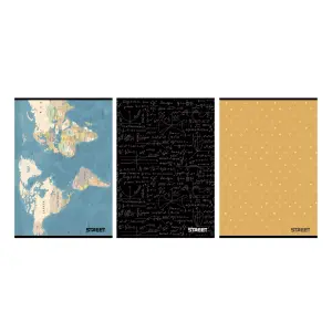 Zvezek Smart A4 črte z robom 80 listni