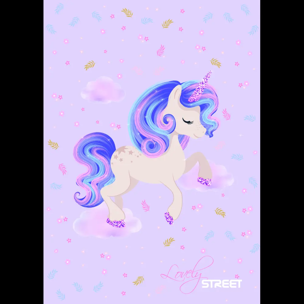 Zvezek Street Lovely tale A4 črte z rob.