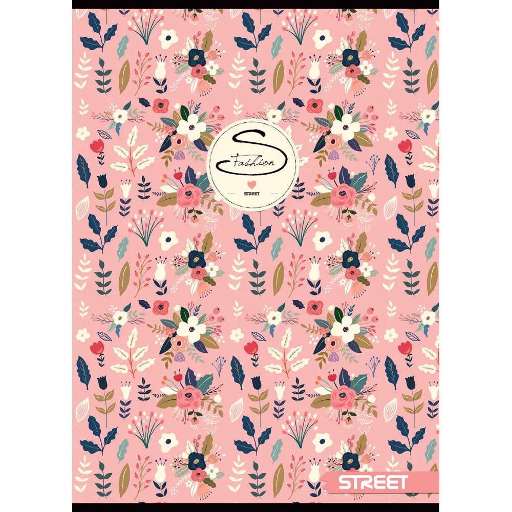 Zvezek Street Flowers A5 črte 