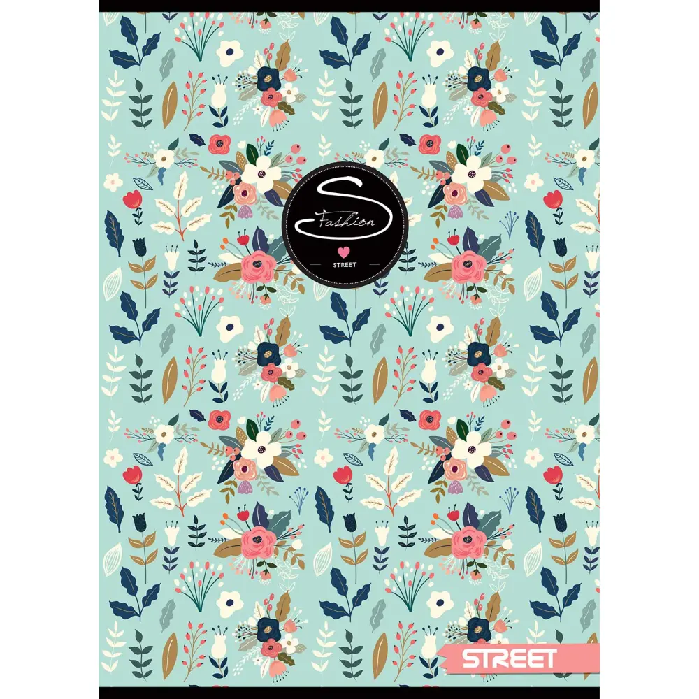 Zvezek Street Flowers A5 črte 