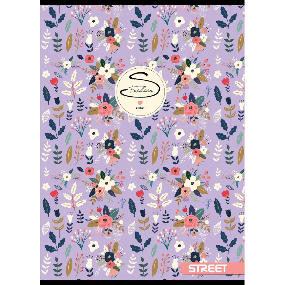 Zvezek Street Flowers A5 črte 