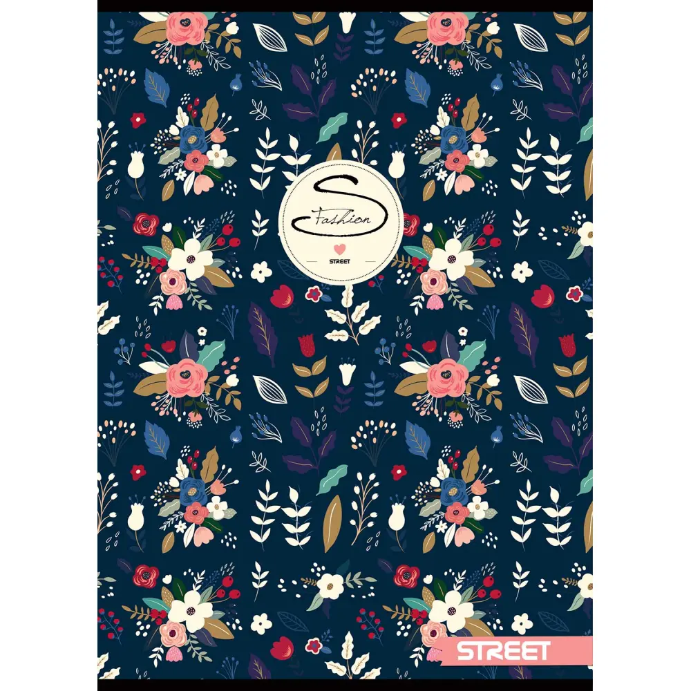 Zvezek Street Flowers A5 črte 