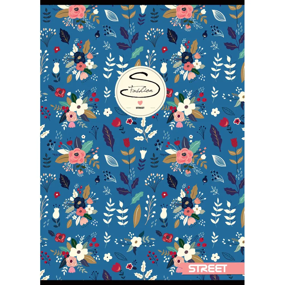 Zvezek Street Flowers A5 črte 