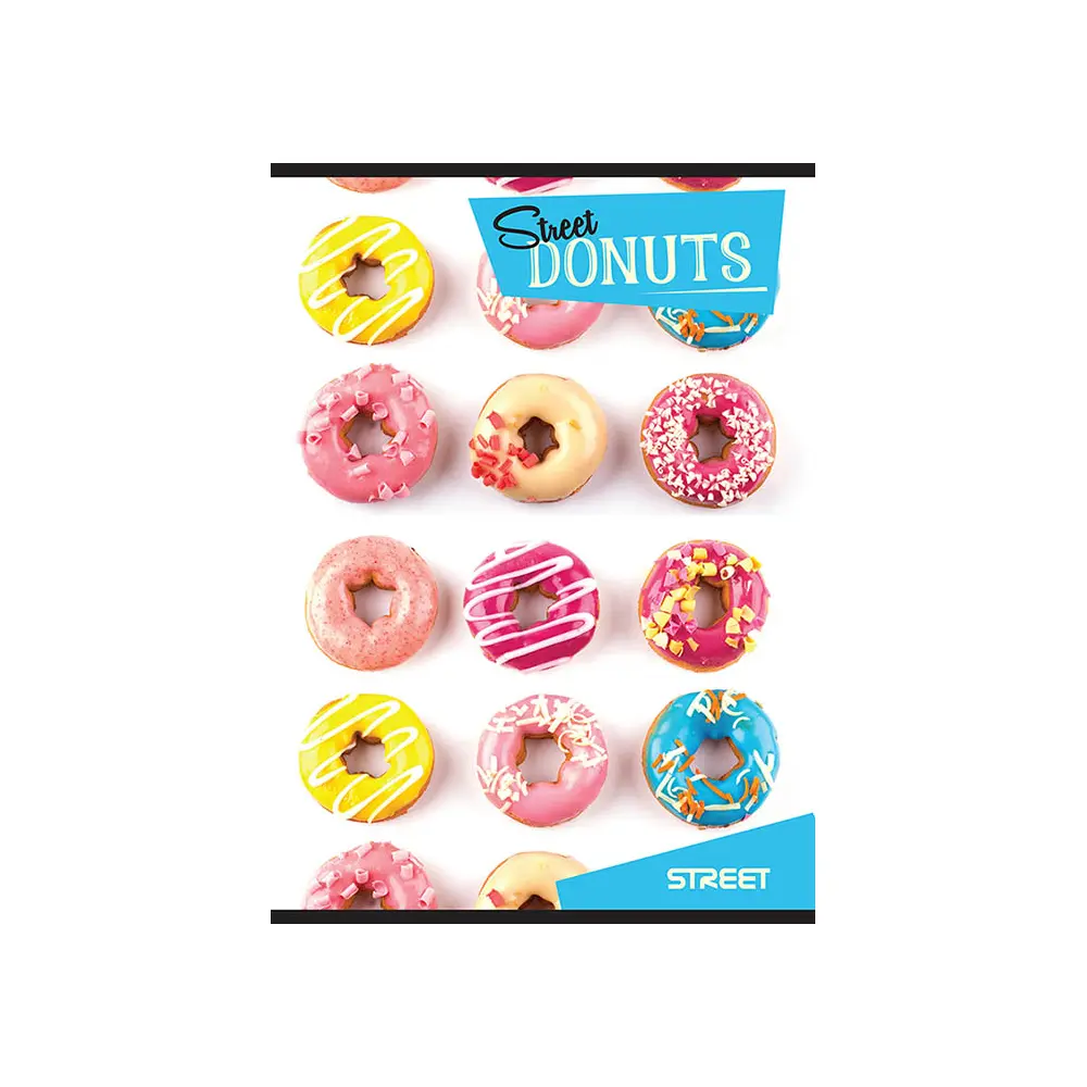 Zvezek Street Macarons A4 mali karo