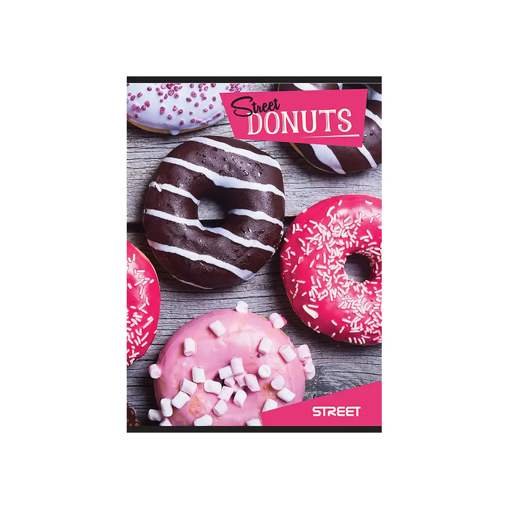 Zvezek Street Macarons A4 mali karo