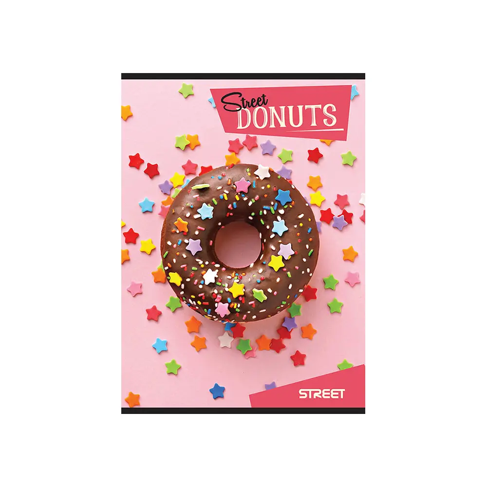 Zvezek Street Macarons A4 mali karo