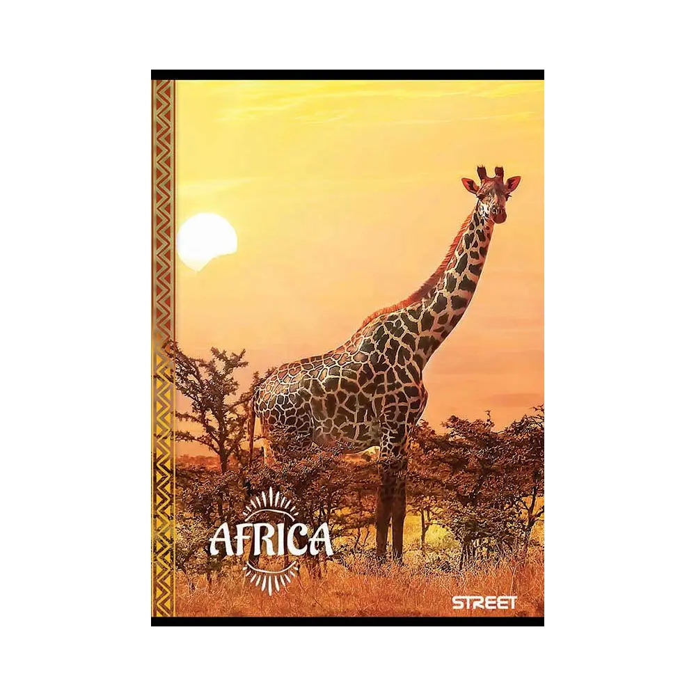 Zvezek Street Africa A4 mali karo