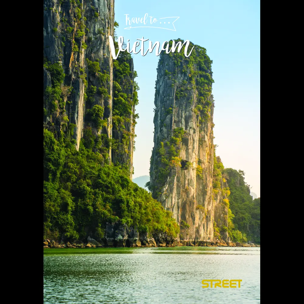 Zvezek Street Travel to A4 brezčrtni