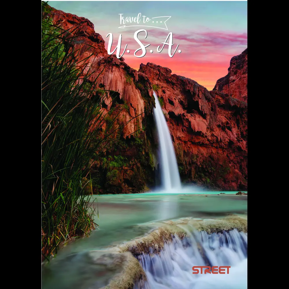 Zvezek Street Africa A5 črte 