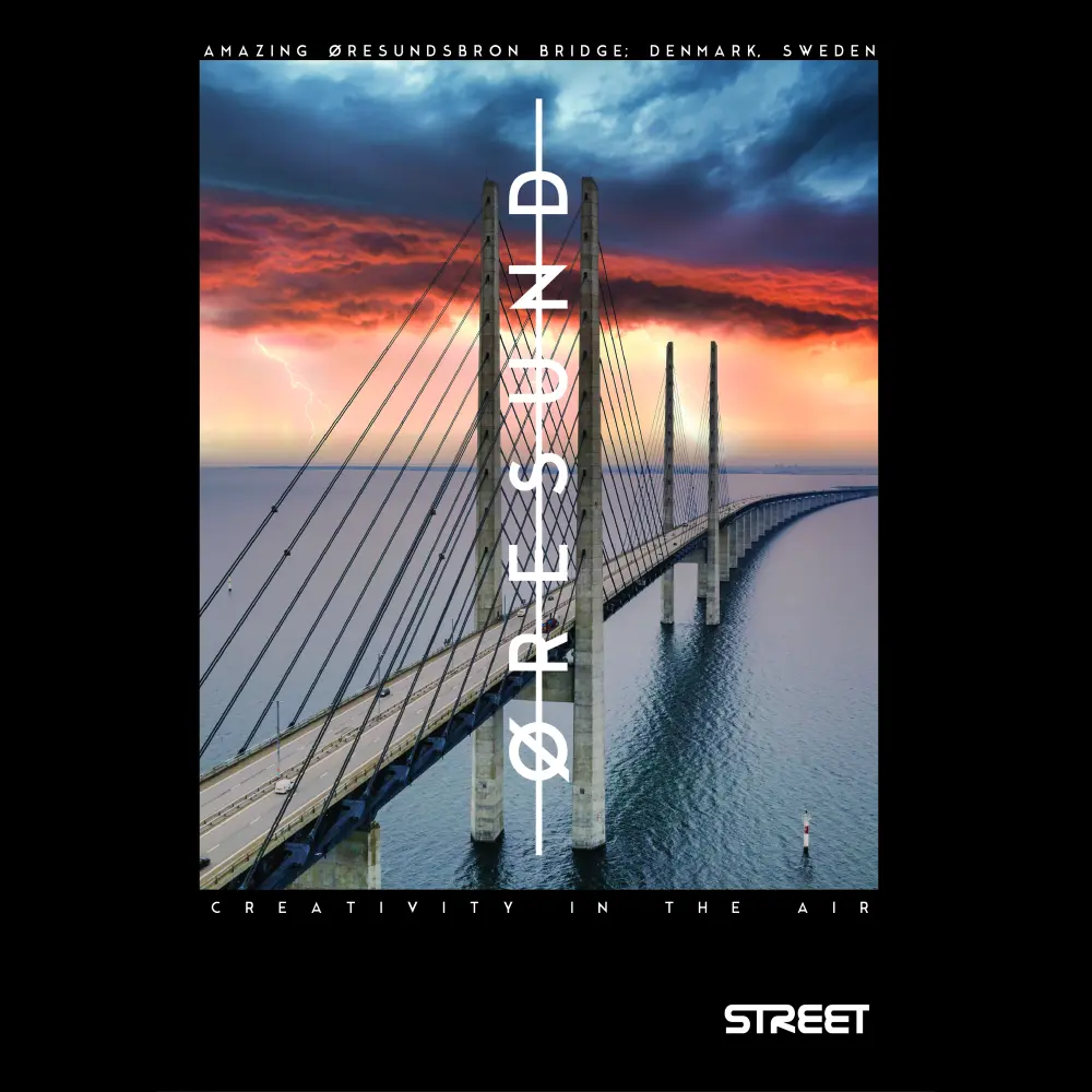 Zvezek Street Bridges A4 mali karo