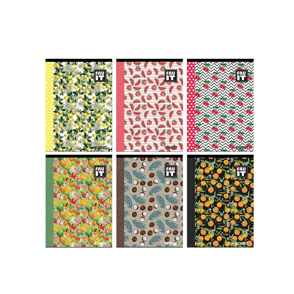 Zvezek Fruits A4 mali karo 80 listni