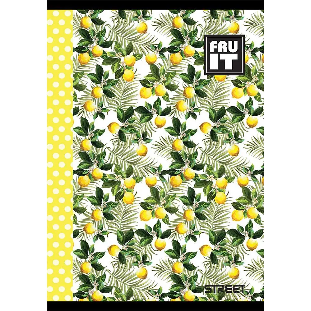 Zvezek Fruits A4 mali karo 80 listni