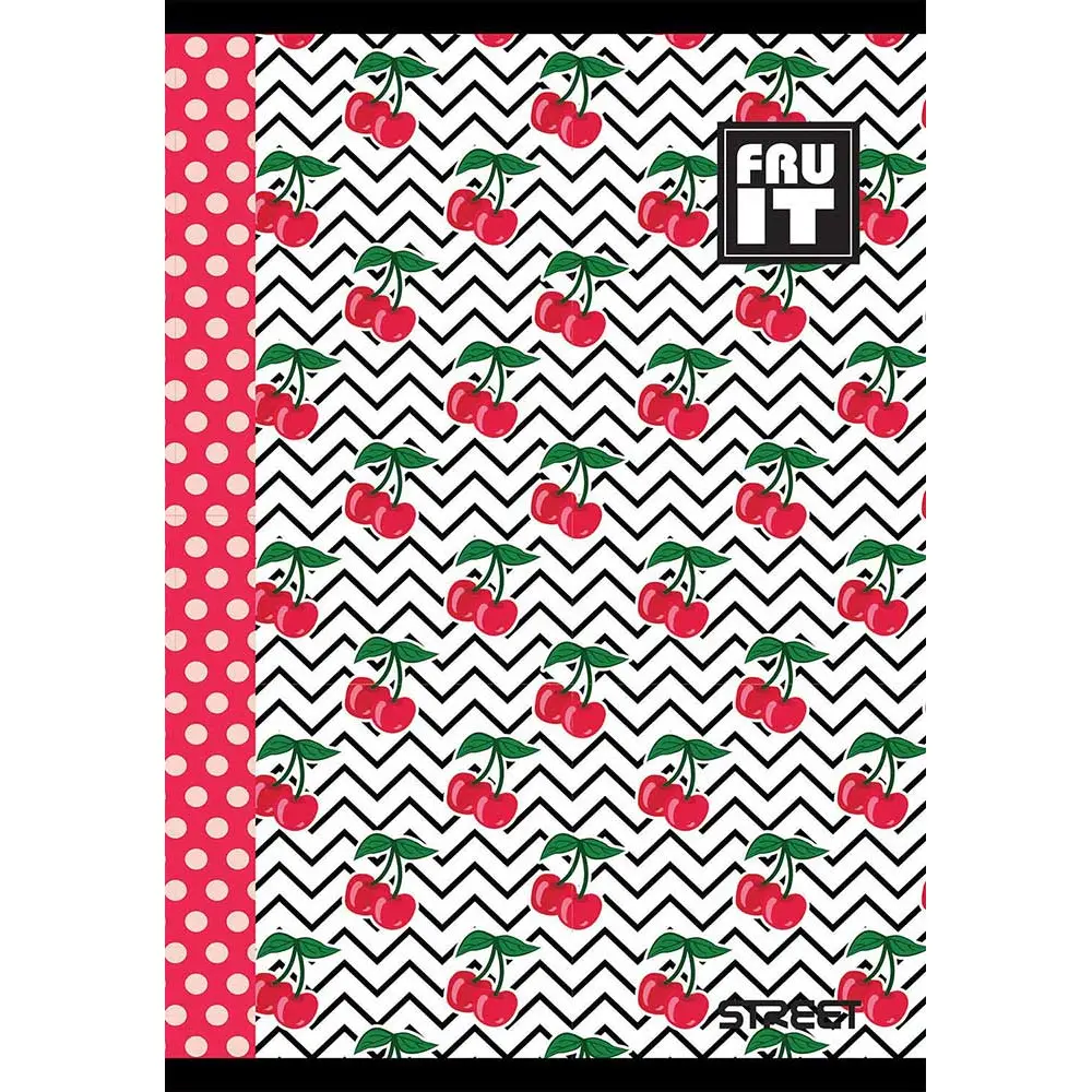 Zvezek Fruits A4 mali karo 80 listni