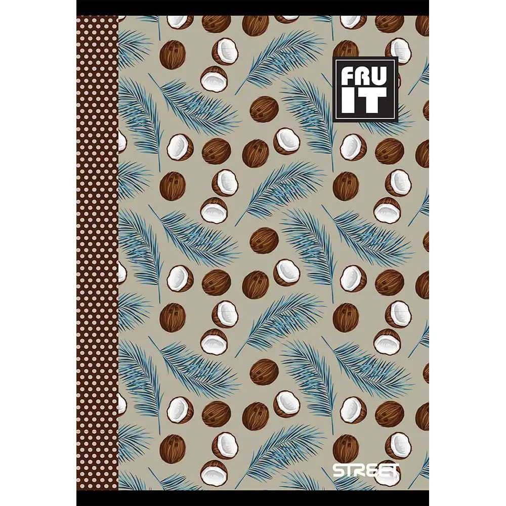 Zvezek Fruits A4 mali karo 80 listni