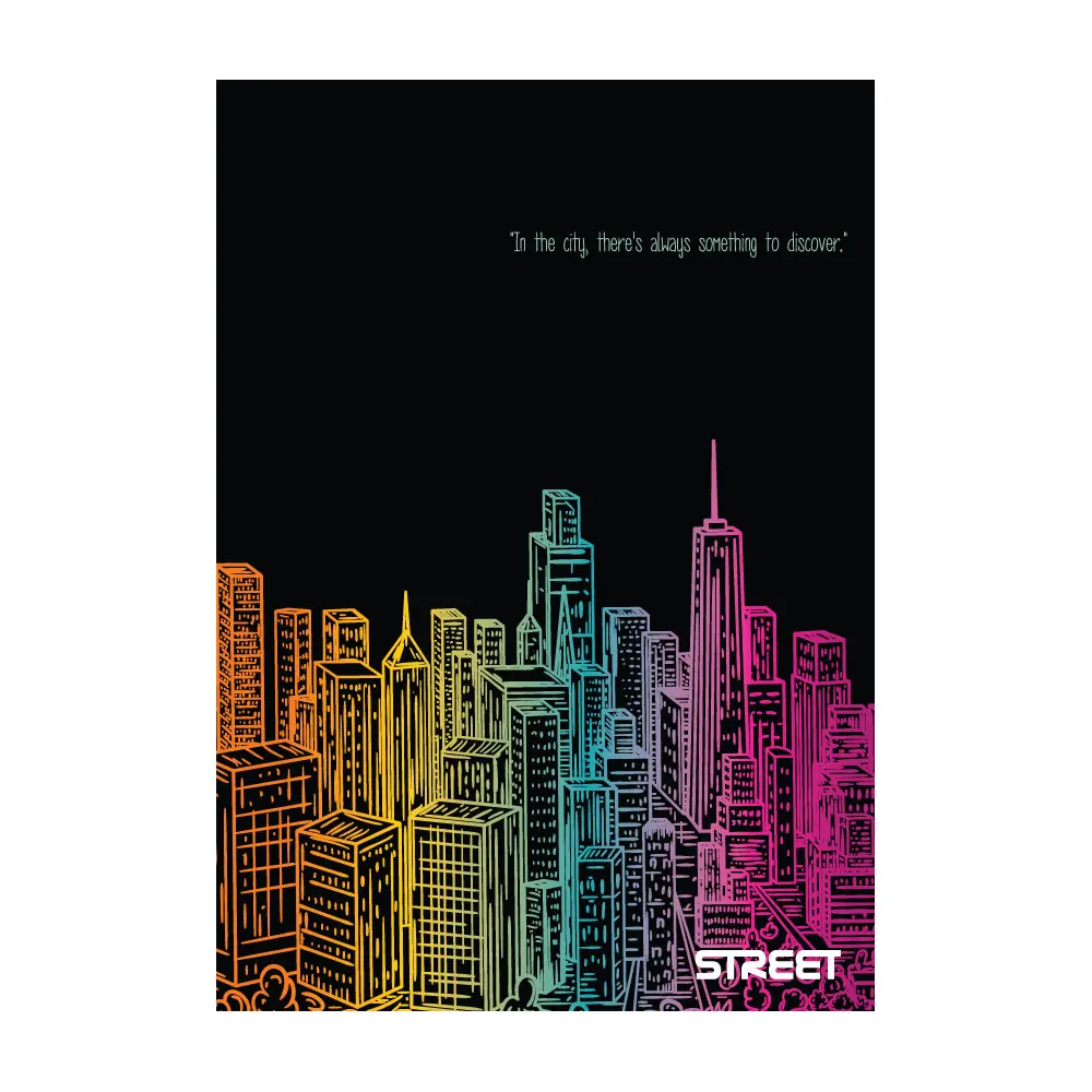 Zvezek Maxi A4, visoki karo