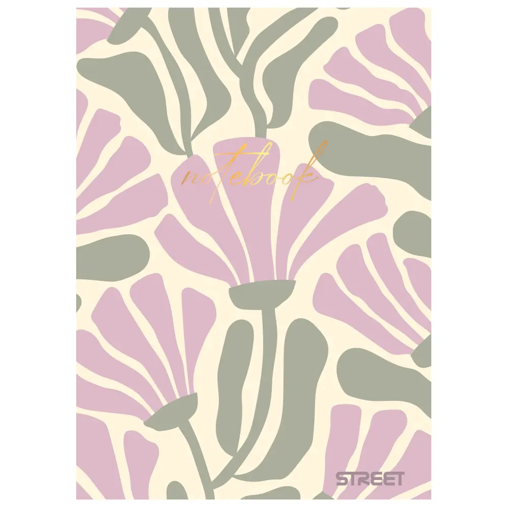 Zvezek Street Retro A4 mali karo