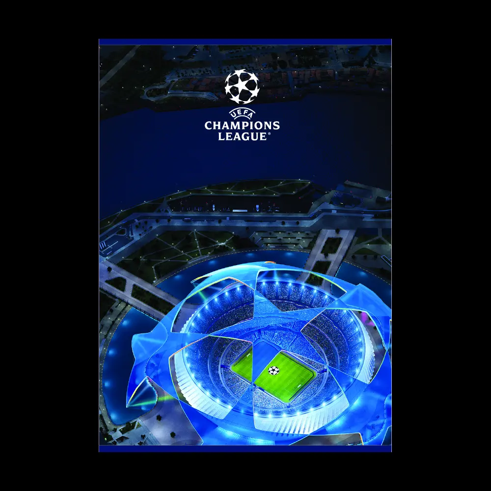 Zvezek A4, UCL črte z robom