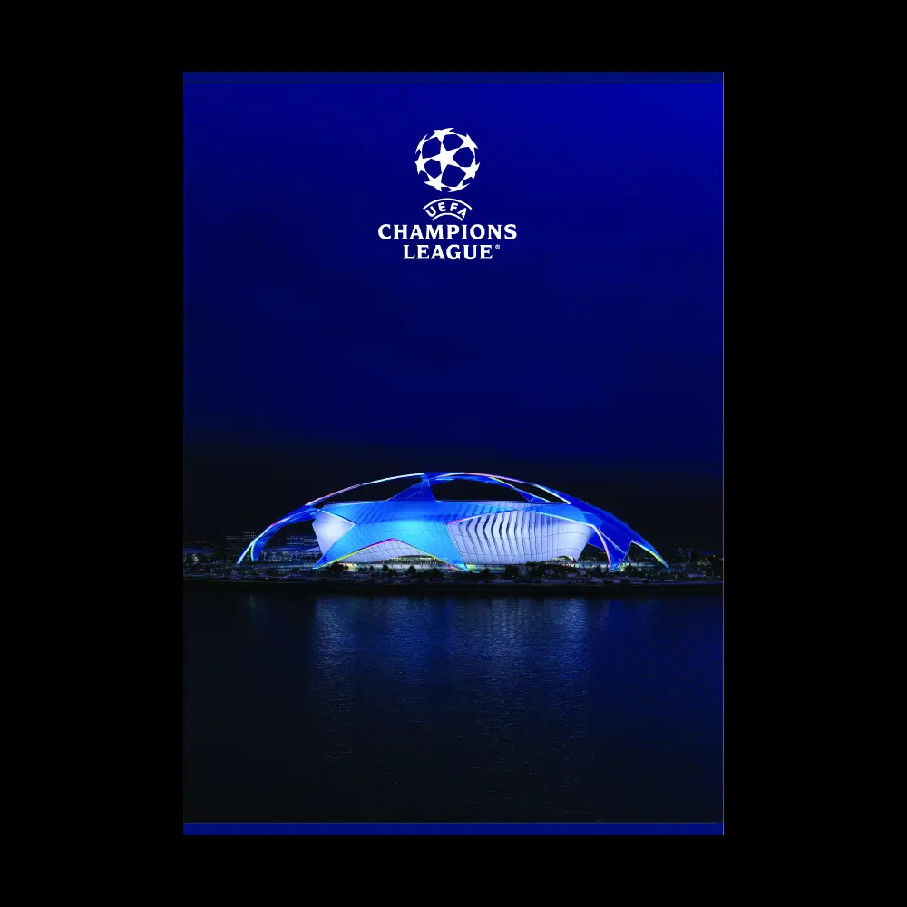 Zvezek A4, UCL črte z robom