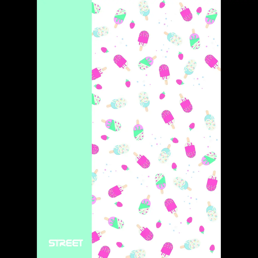 Zvezek Blossom s PP platnicami A4 črte