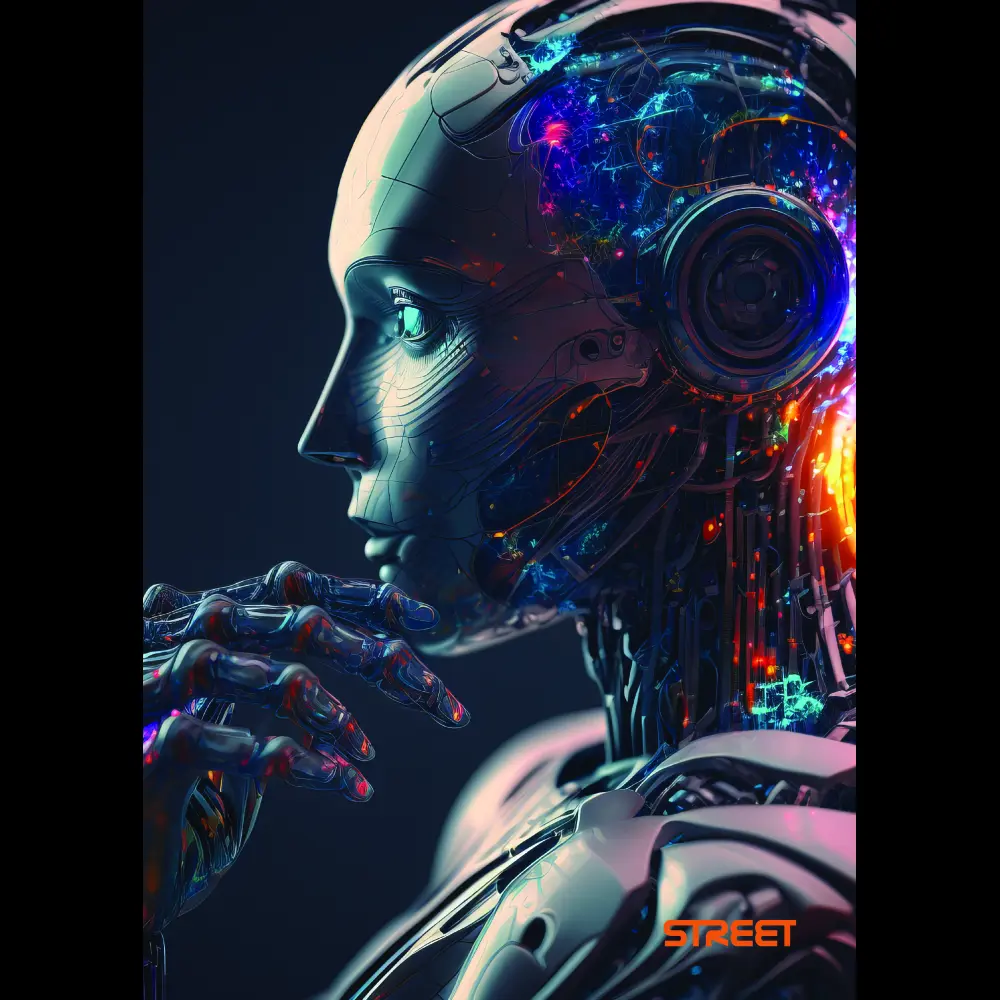 ZVEZEK STREET AI A4 visoki karo