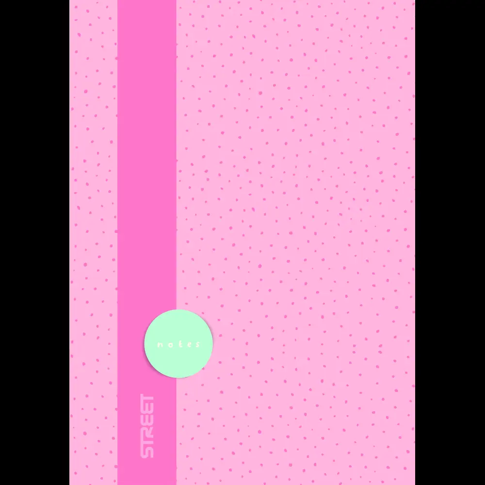 Zvezek Street Unique A4 brezčrtni