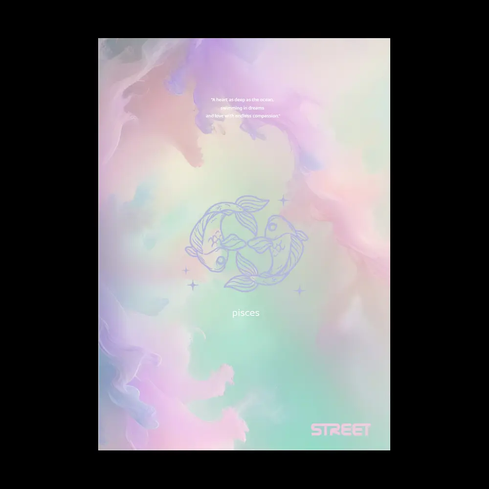 Zvezek Street Zodiac A4 črte z robom