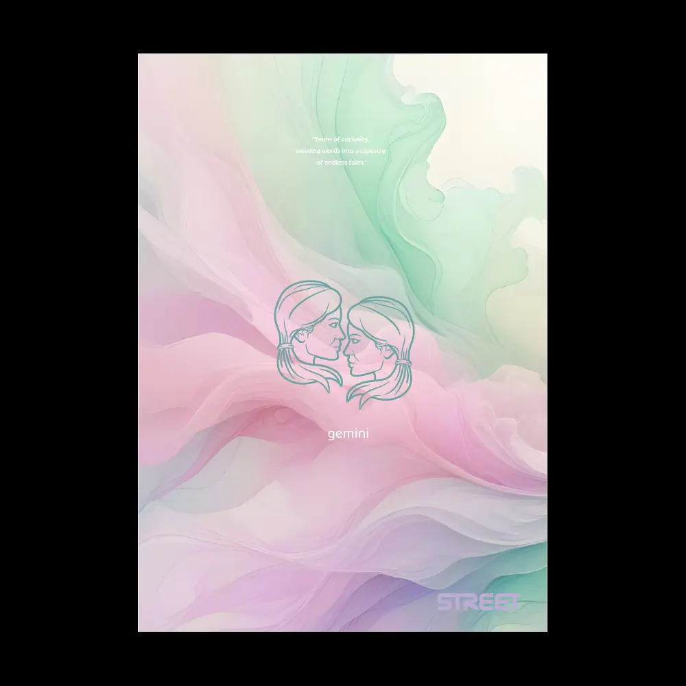 Zvezek Street Zodiac A4 črte z robom