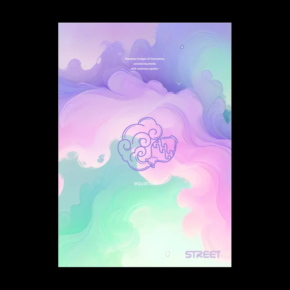 Zvezek Street Zodiac A4 mali karo