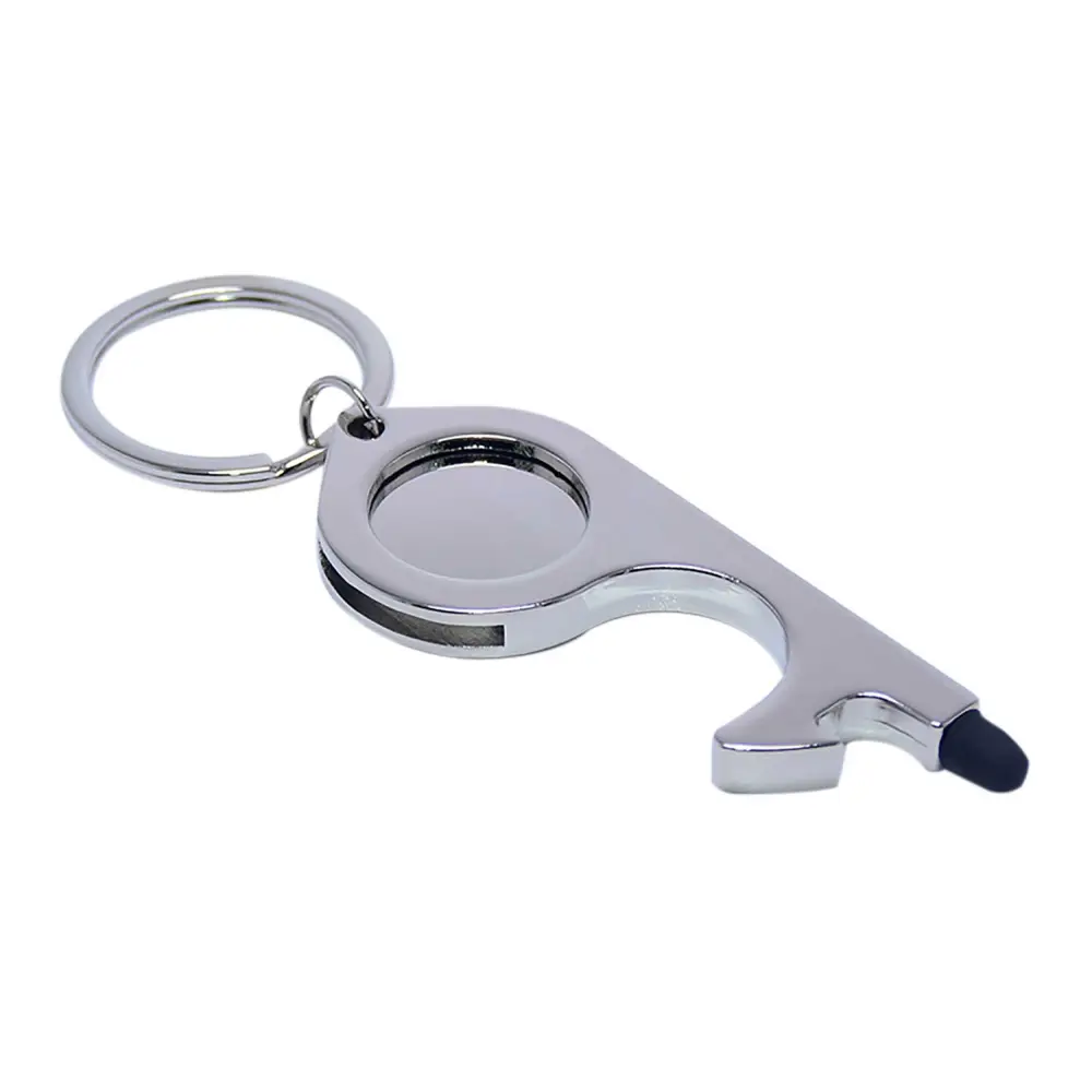 Obesek za ključe s kovancem NO TOUCH