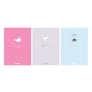 Zvezek Street Dont worry A4 črte z robom