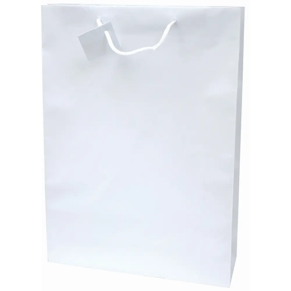 Darilna vrečka J bela