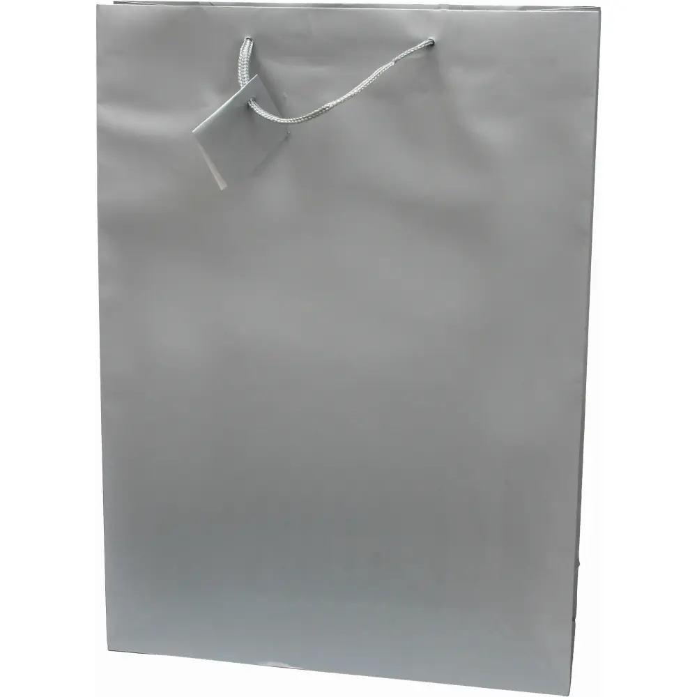 Darilna vrečka J srebrna