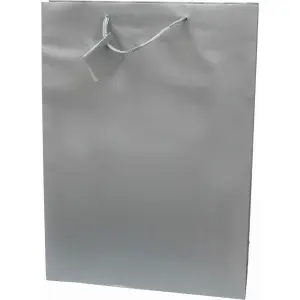 Darilna vrečka J srebrna