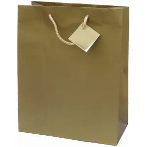 Darilna vrečka L zlata
