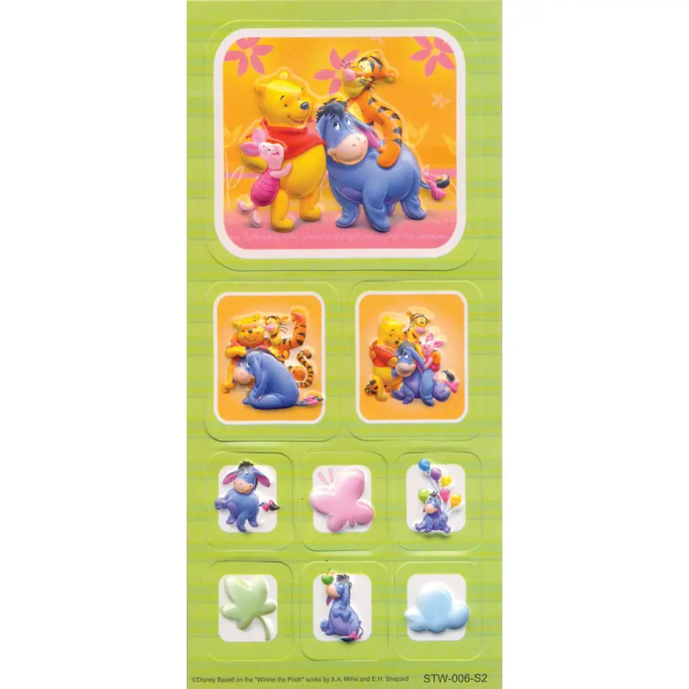 Nalepka 3D Disney Winnie the Pooh