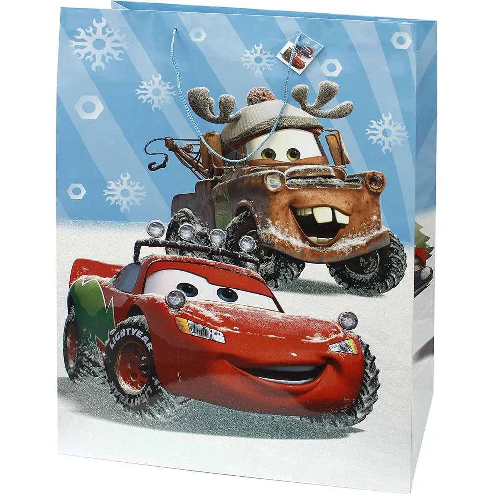 Novoletna darilna vrečka Cars giant