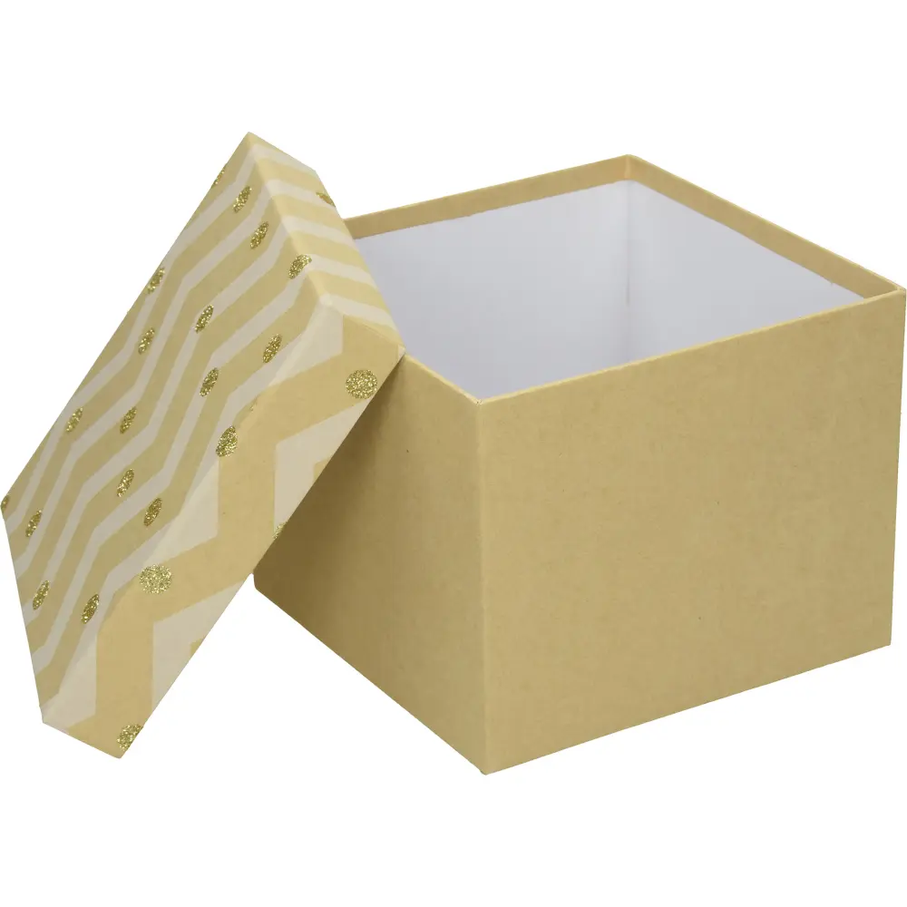 Darilna škatla CREATIVE natur 22x22x16cm