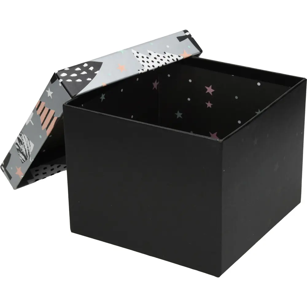 Škatla darilna xmas tree, 22x22x16 cm