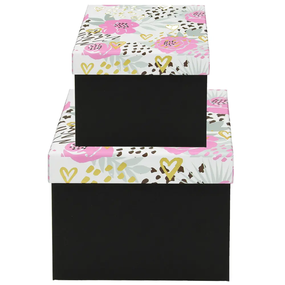 Škatla darilna flowers foil 2/1