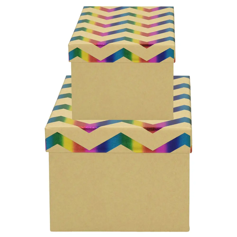 Škatla darilna rainbow pattern 2/1
