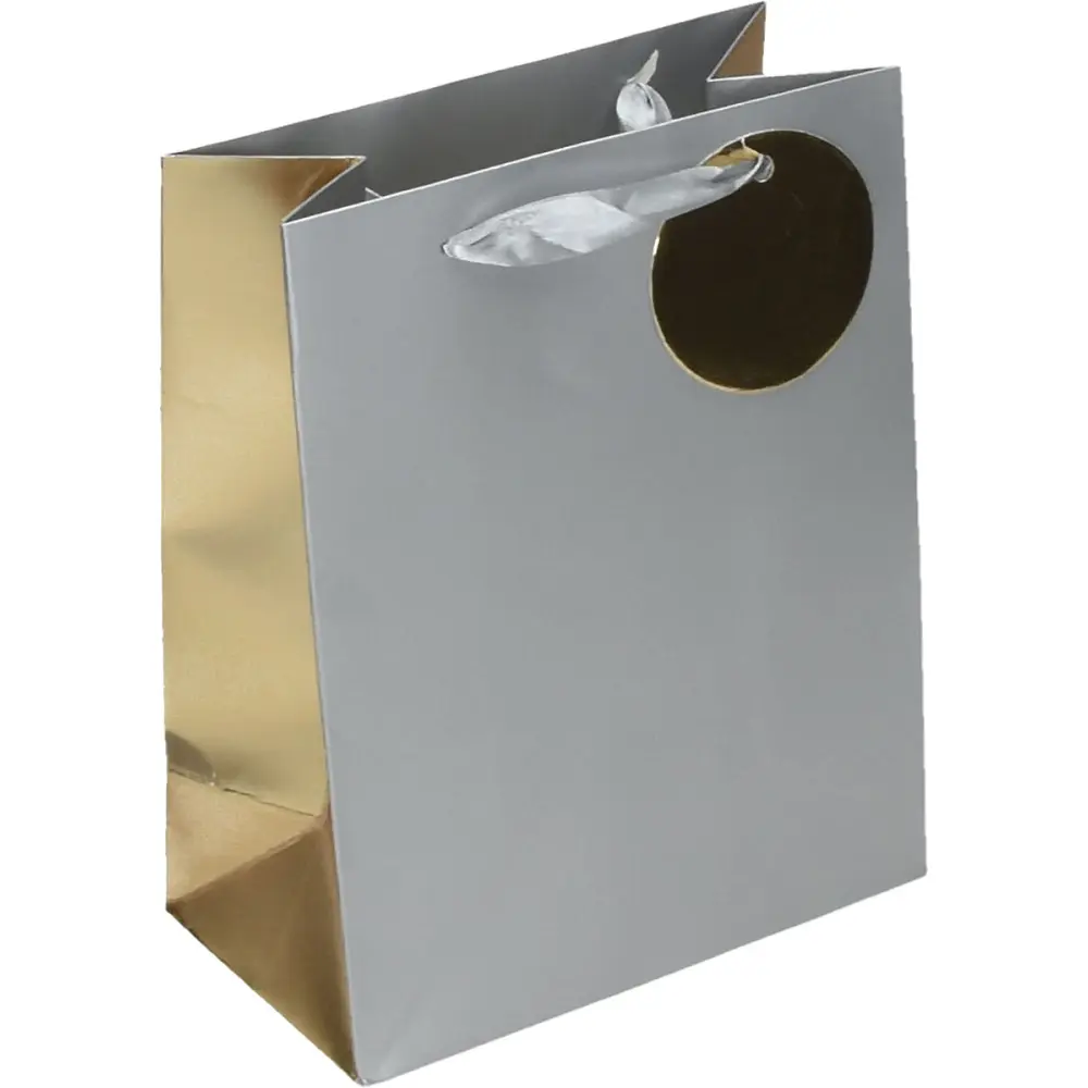 Darilna vrečka siva M