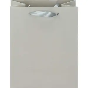 Darilna vrečka siva M